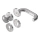 Rosettengrt.Rondo K1.0/H1.0 VA EST rd.PZ DIN L/R fl.D/K BKS-1