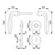 Rosettengrt.Verona 1510/42KV/42KVS Alu.F1 rd.OB DIN L/R D/D HOPPE-2