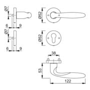 Rosettengrt.Verona M151/42KV/42KVS MS F49-R PZ DIN L/R HOPPE-4