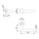 Rosettenhalbgarnitur Ams.E1400Z/42H VA F69 4-KT.8mm HOPPE-4