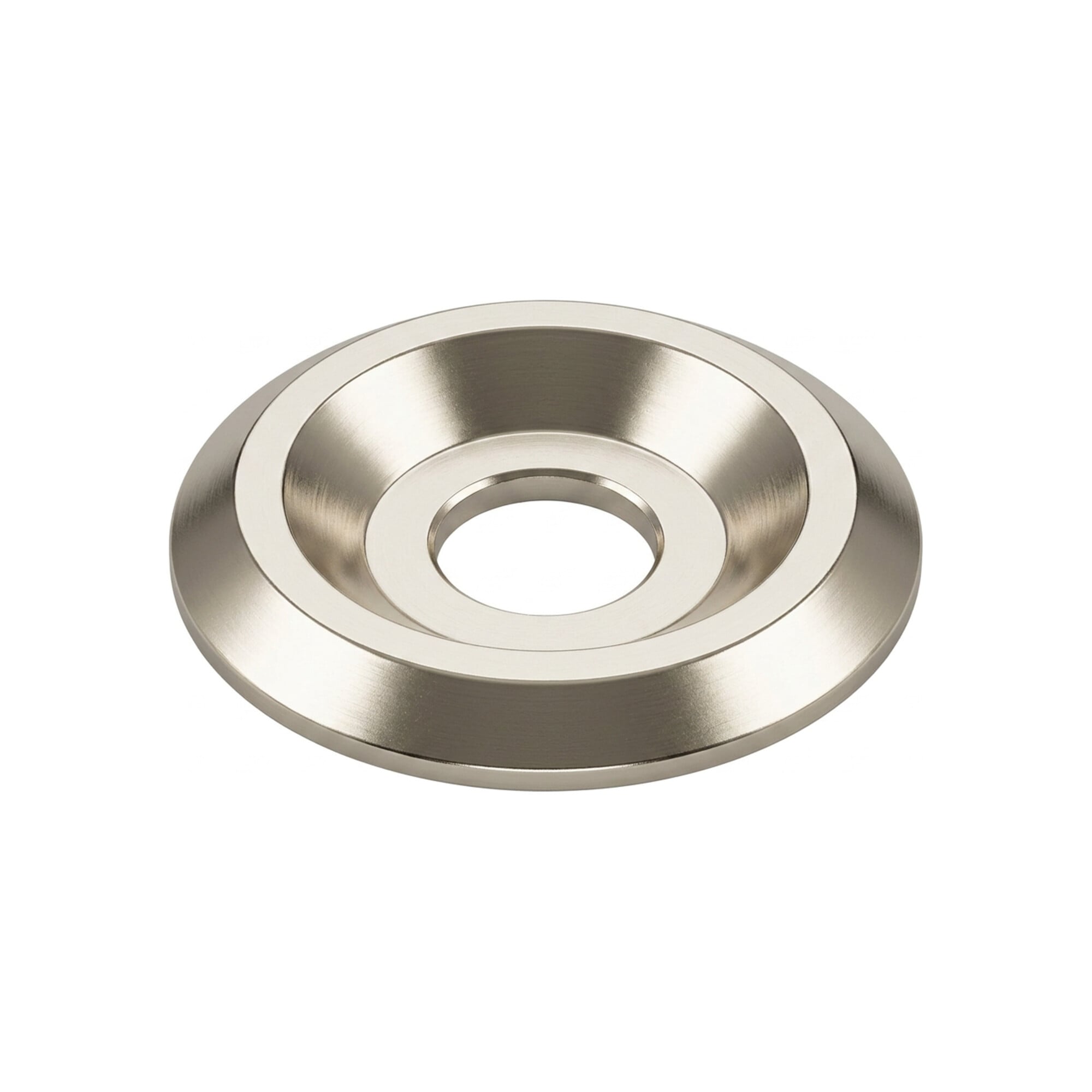Rosettenscheiben 4,1 Messing vernickelt US 94 Ms Ni S ; Industrial Quality Supplies