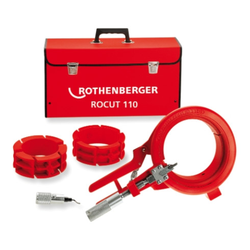 Rothenberger ROCUT 110 Set für Kunststoffrohre 50, 75 und 110mm