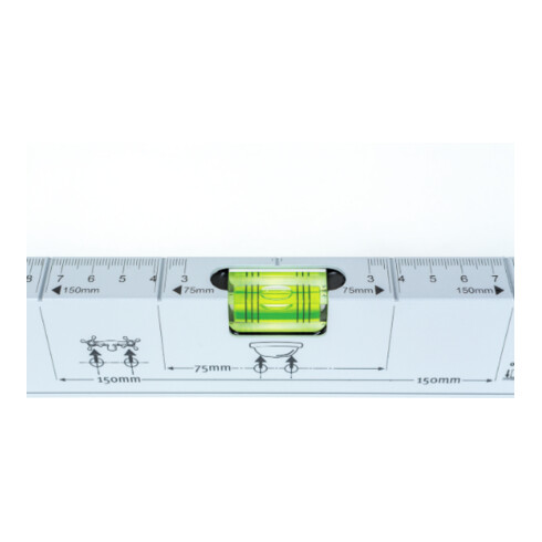 Rothenberger Alu-Wasserwaage 600mm, mit Magneten