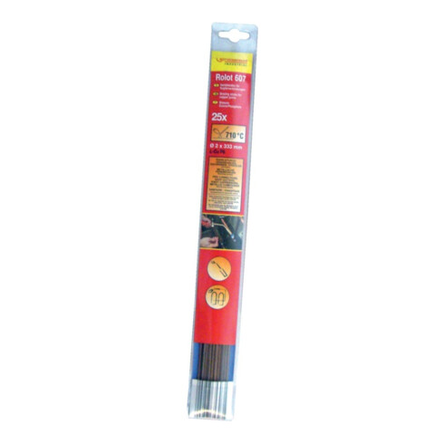 Rothenberger Baguettes de brasage dur Rolot n°3.5607SB, lot de 5