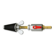 Rothenberger Bouchon de test gaz, conique, T3, 1,1/4-2", avec robinet