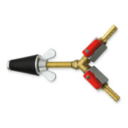 Rothenberger Bouchon de test gaz, conique, taille 1, 1/2"-1", 2x robinet-3