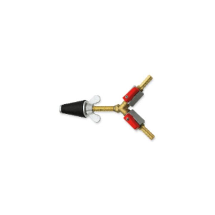 Rothenberger Bouchon de test gaz, conique, taille 1, 1/2"-1", 2x robinet