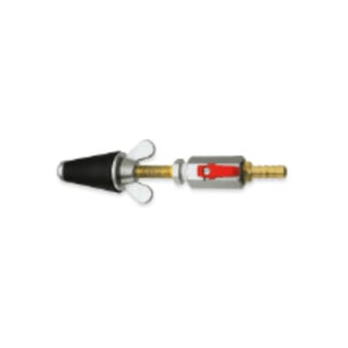 Rothenberger Bouchon de test gaz, conique, taille 1, 1/2"-1, avec robinet