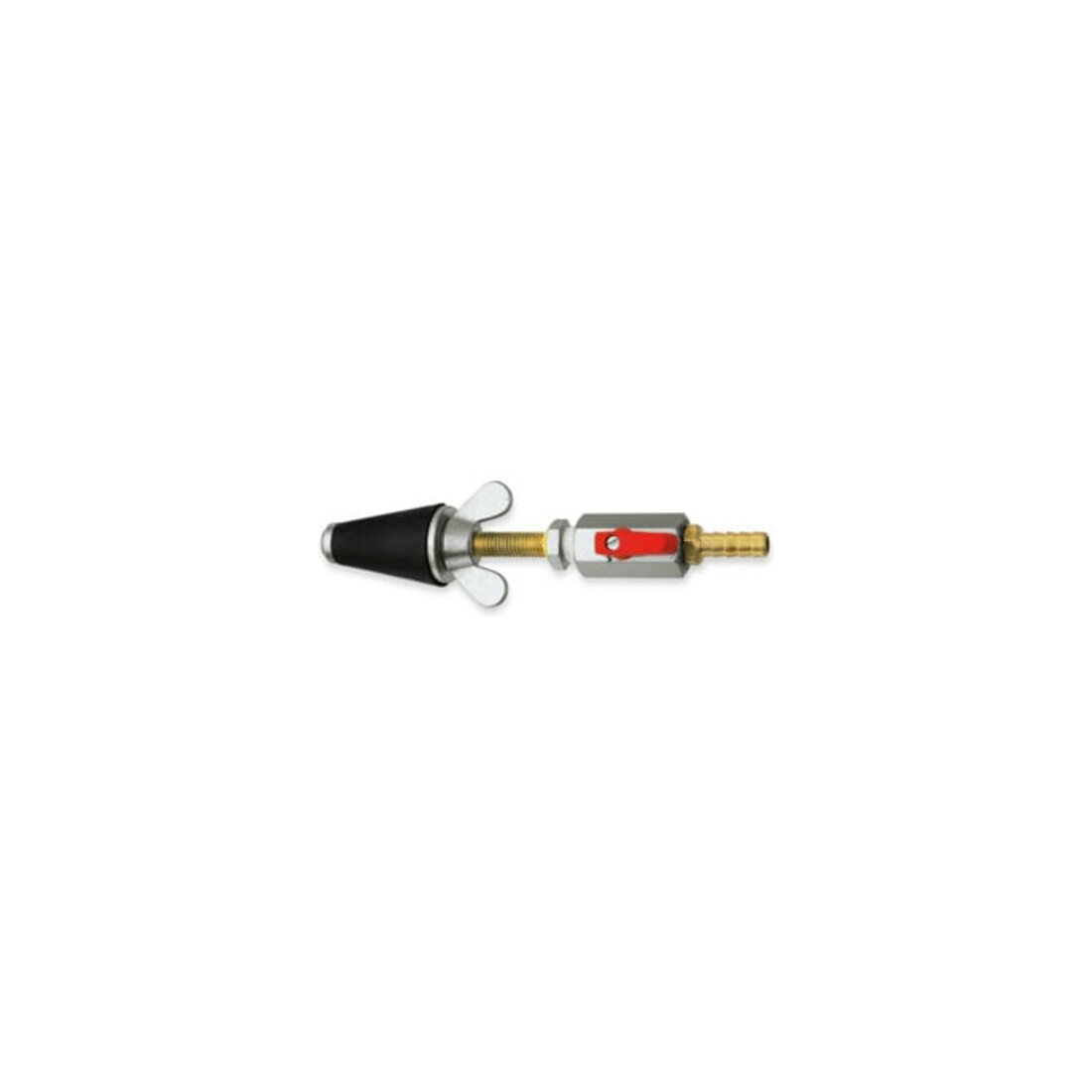 Rothenberger Bouchon de test gaz, conique, taille 1, 1/2"-1, avec robinet