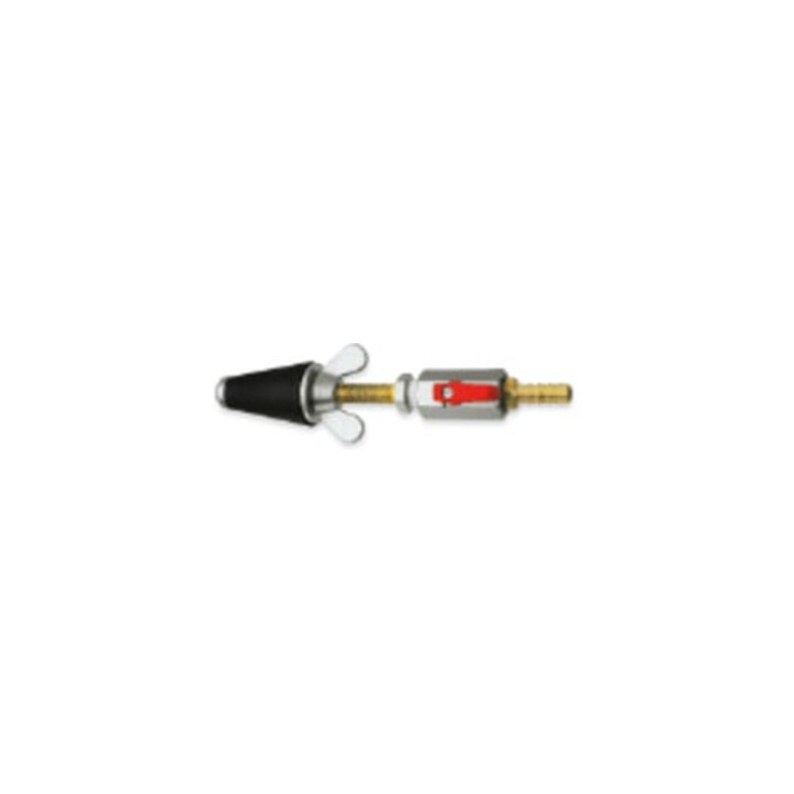 Rothenberger Bouchon de test gaz, conique, taille 1, 1/2"-1, avec robinet