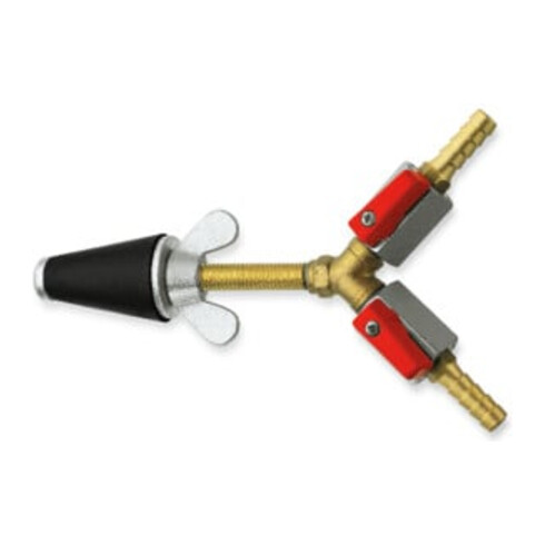 Rothenberger Bouchon de test gaz, conique, taille 2, 3/4-1 1/4, 2x robinet