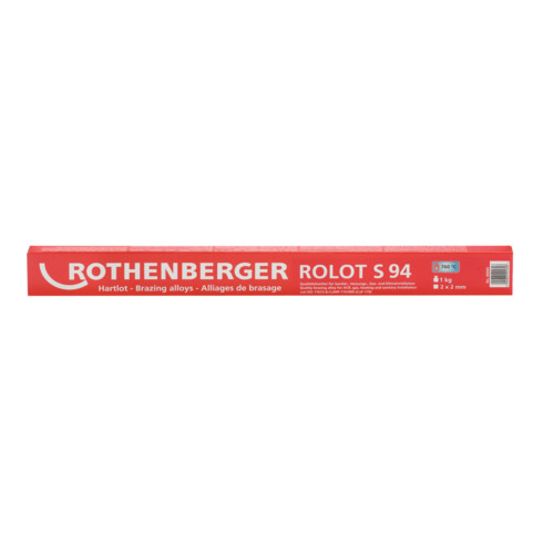 Rothenberger brasure ROLOT S94 DIN EN 1044 L-CU P6 / CP 203 2x 500 mm 1 kg boîte