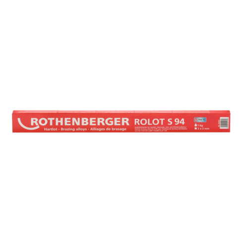 Rothenberger brasure ROLOT S94 DIN EN 1044 L-CU P6 / CP 203 2x 500 mm 1 kg boîte
