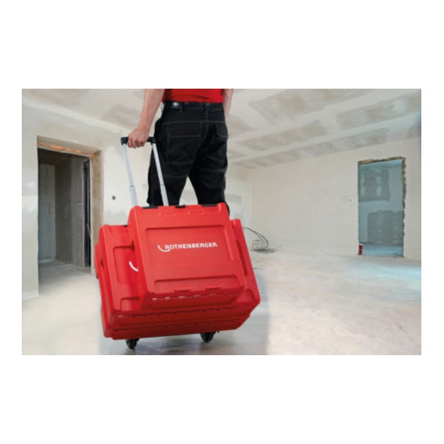 Rothenberger case system ROCASE 4212 Rouge avec clip pour le mode d'emploi