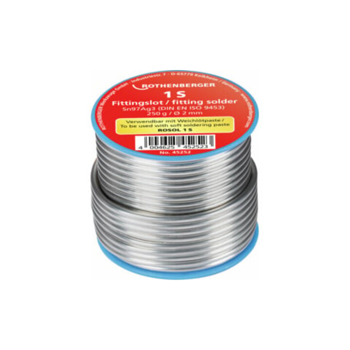Rothenberger Fittingslot 1S, 2 mm, 250 g, spoel