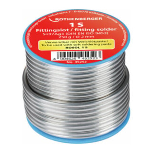 Rothenberger Fittingslot 1S, 2mm, 250g, Spule