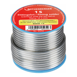 Rothenberger Fittingslot 1S, 3 mm, 250 g, bobine