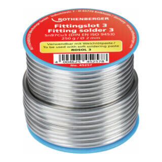Rothenberger Fittingslot 3, 2mm, 250g, Spule