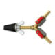 Rothenberger Gasprüfstopfen,kon.,Gr.1,1/2"-1", 2xHahn-3
