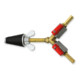 Rothenberger Gasprüfstopfen,kon.,Gr.1,1/2"-1", 2xHahn-4