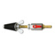 Rothenberger Gasprüfstopfen,kon.,Gr.1,1/2"-1,m.Hahn-1