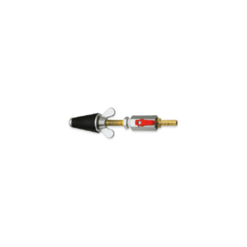 Rothenberger Gasprüfstopfen,kon.,Gr.1,1/2"-1,m.Hahn