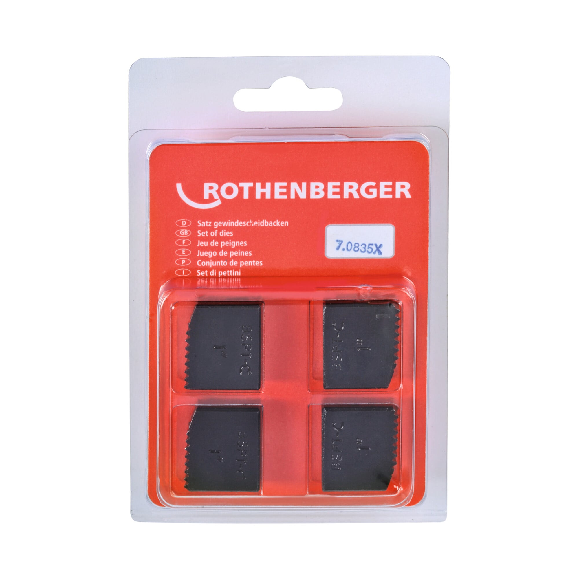 Rothenberger Gewindeschneidbacken, BSPT R 1"