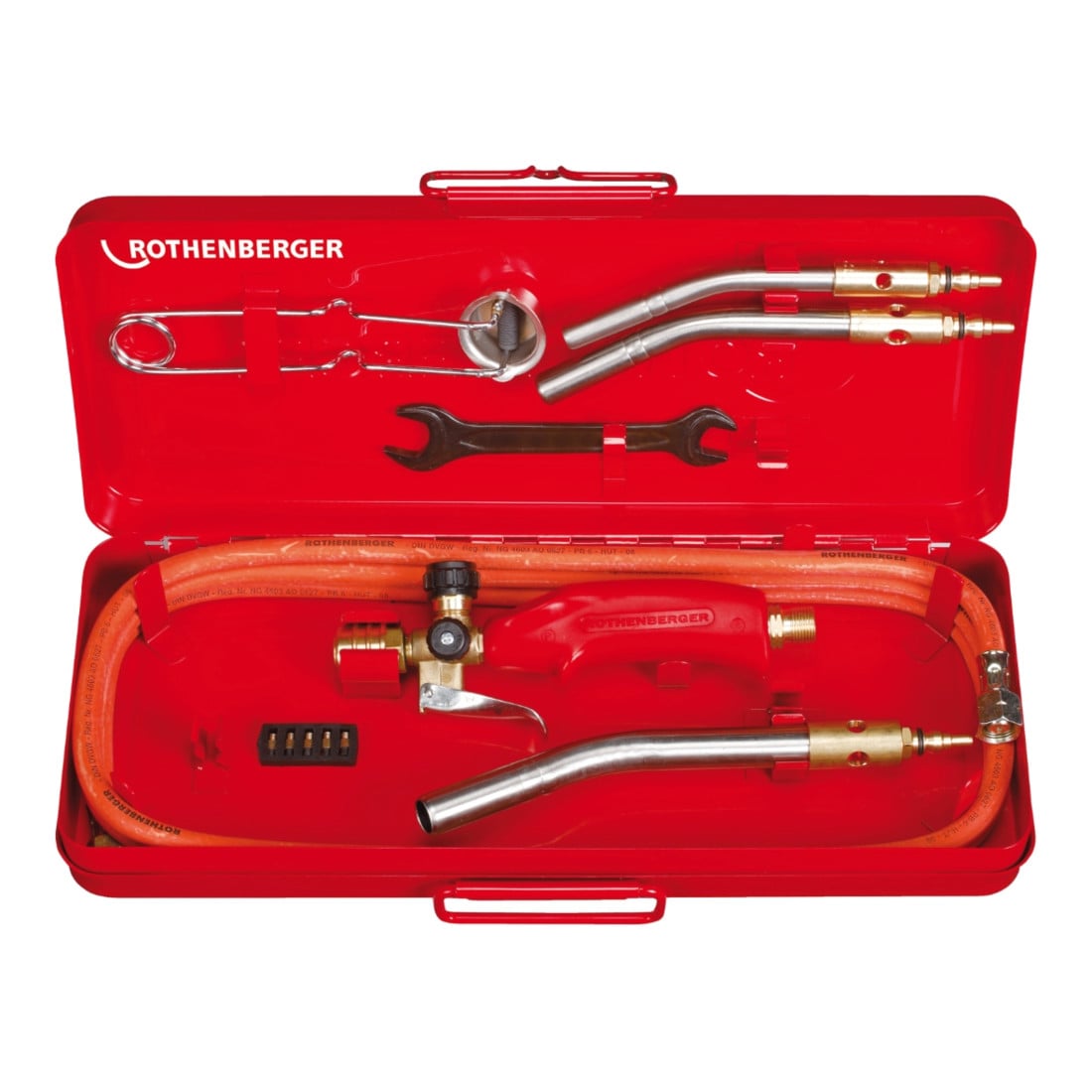 Rothenberger hard- en zachtsoldeerapparaat TURBOPROP, 12-15-18 mm, met propaanregelaar