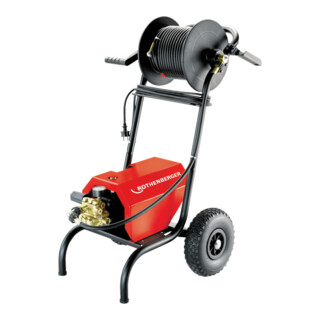 Rothenberger HD 13/100, Nettoyeur haute pression de tuyaux, 230V, 13l/min, 100bar + dévidoir de tuyaux