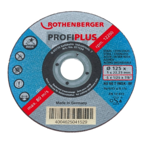 Rothenberger INOX PROFI Plus,125x1,boîte