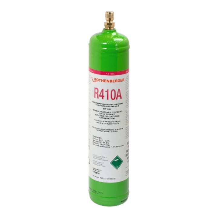 Rothenberger Kältemittel R410A, 1l, 40bar-Stahlflasche