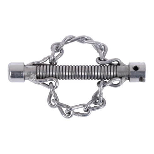 Rothenberger Kettenschleuderkopf mit 2 glatten Ketten, 16 mm