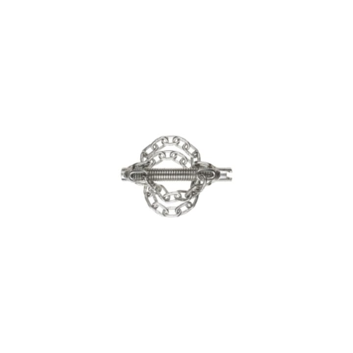 Rothenberger Kettenschleuderkopf mit mit glatter Kette, 4 Ketten, 22 mm