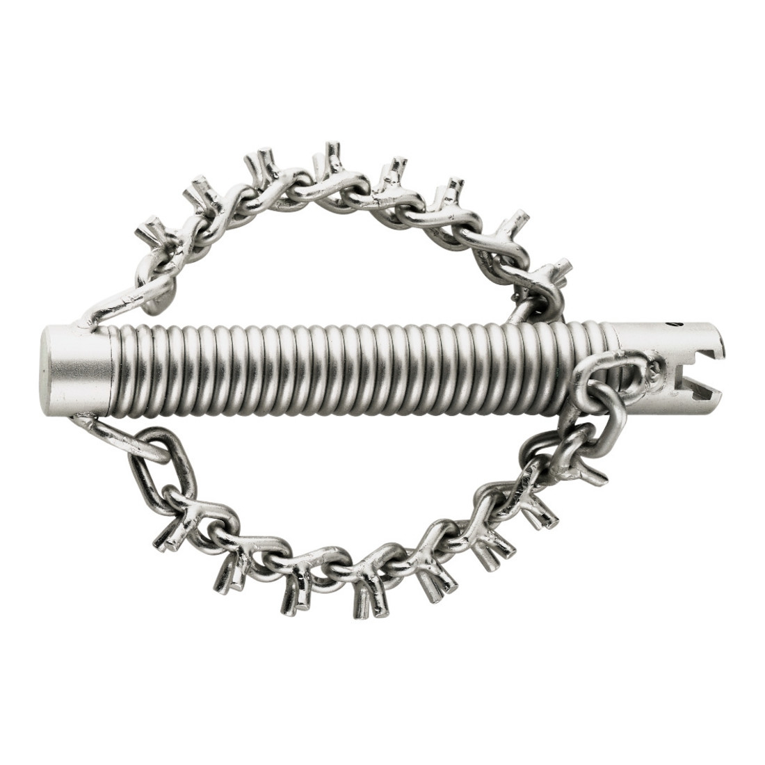 Rothenberger Kettenschleuderkopf mit Spikes, 2 Ketten