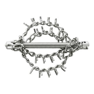 Rothenberger Kettenschleuderkopf L.170mm ohne Ring, m. 4 Ketten