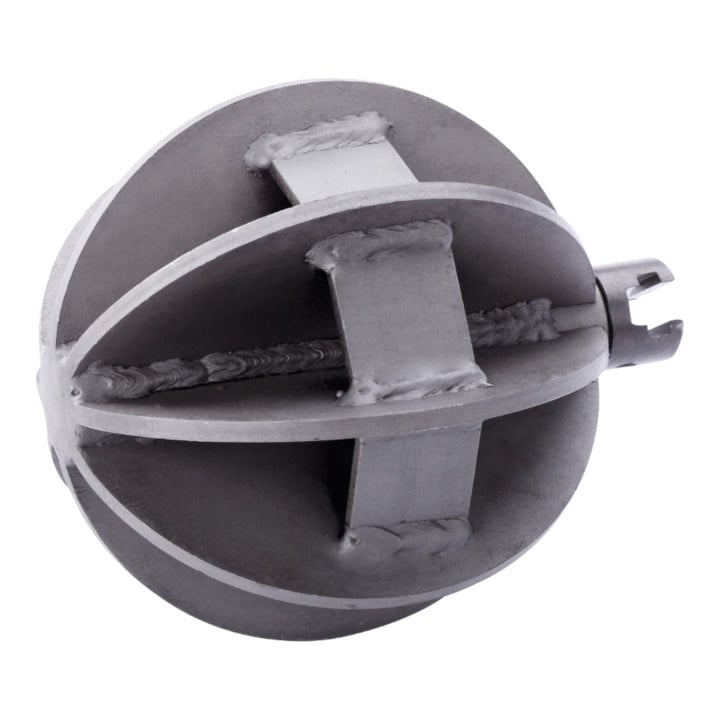 Rothenberger Kugelkopffräser mit 22 mm Kupplung, 8-Blatt, D=115mm