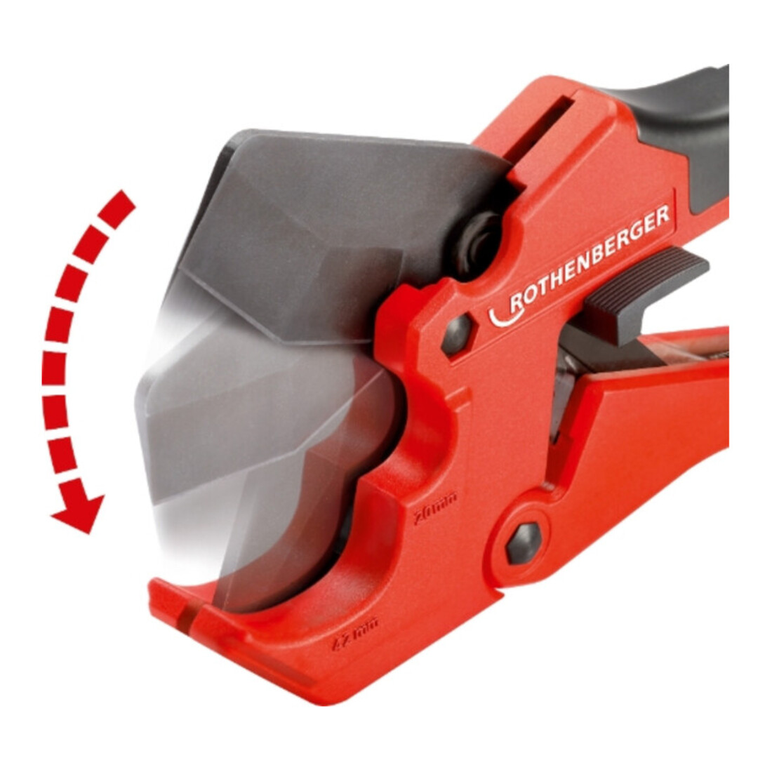 Rothenberger Kunststoffrohrschere ROCUT 42 TWIN CUT, 0-42mm