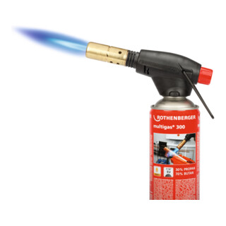 Rothenberger Lötlampe Rofire Piezo 1950Grad C mit Gaskartusche Multigas300