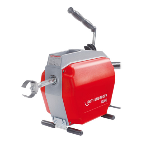 Rothenberger Macchina elettrica sturatubi R 600 690 W 230V/50 Hz per Ø20-150mm