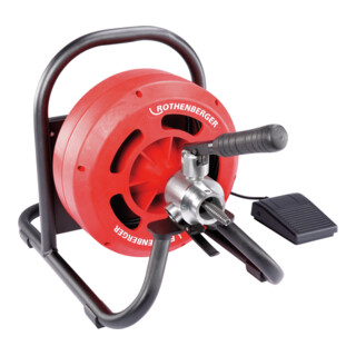 Rothenberger Macchina per pulizia dei tubi a tamburo RODRUM S 10 UE 23V/250 W