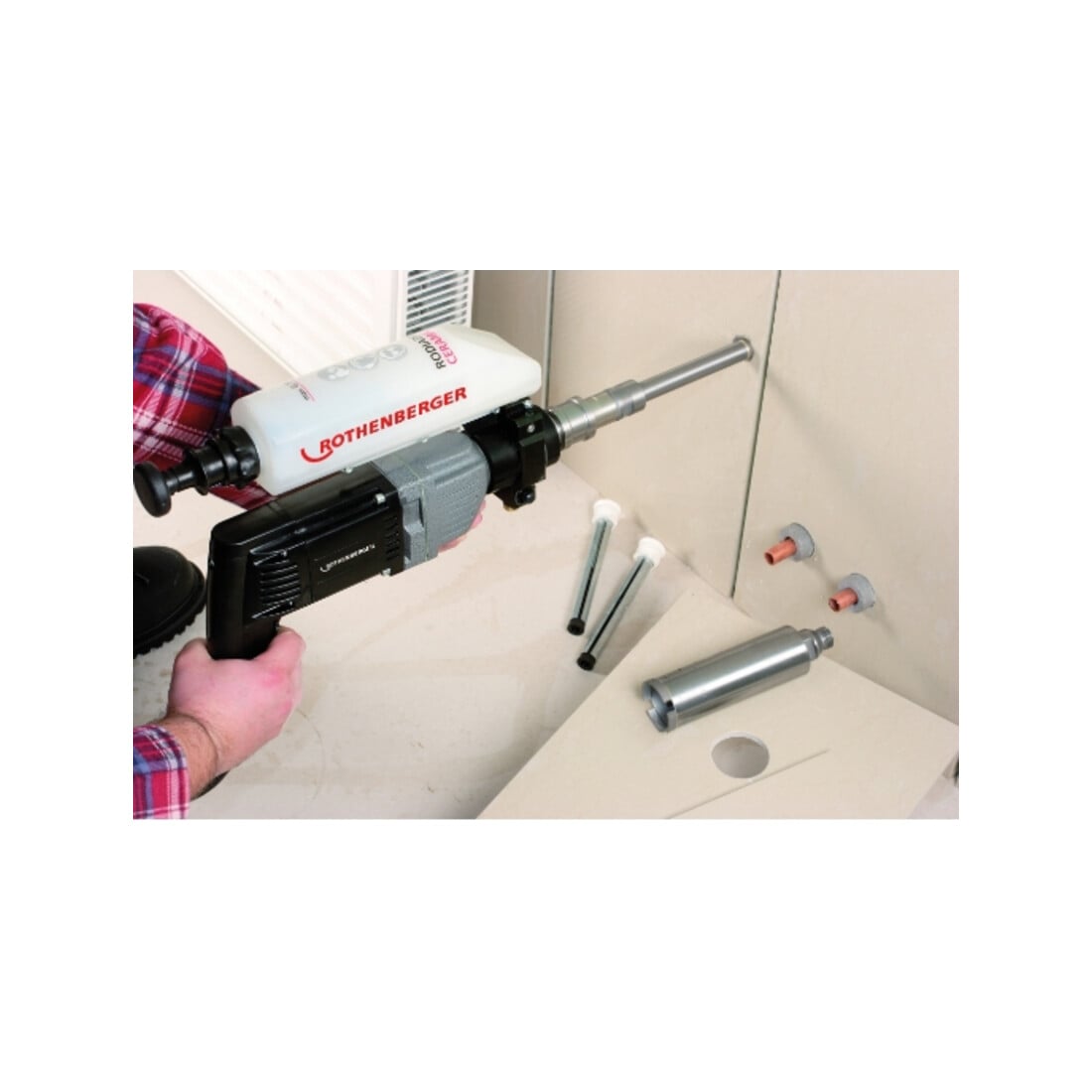 Rothenberger machine de forage humide RODIADRILL Céramique avec foreuse