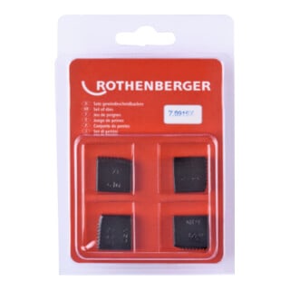 Rothenberger Mâchoires de coupe, NPT, 3/4", 4 pcs.