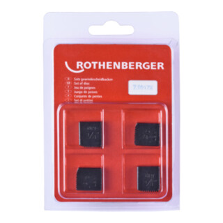 Rothenberger Mâchoires de coupe, NPT, 3/8", 4 pcs.