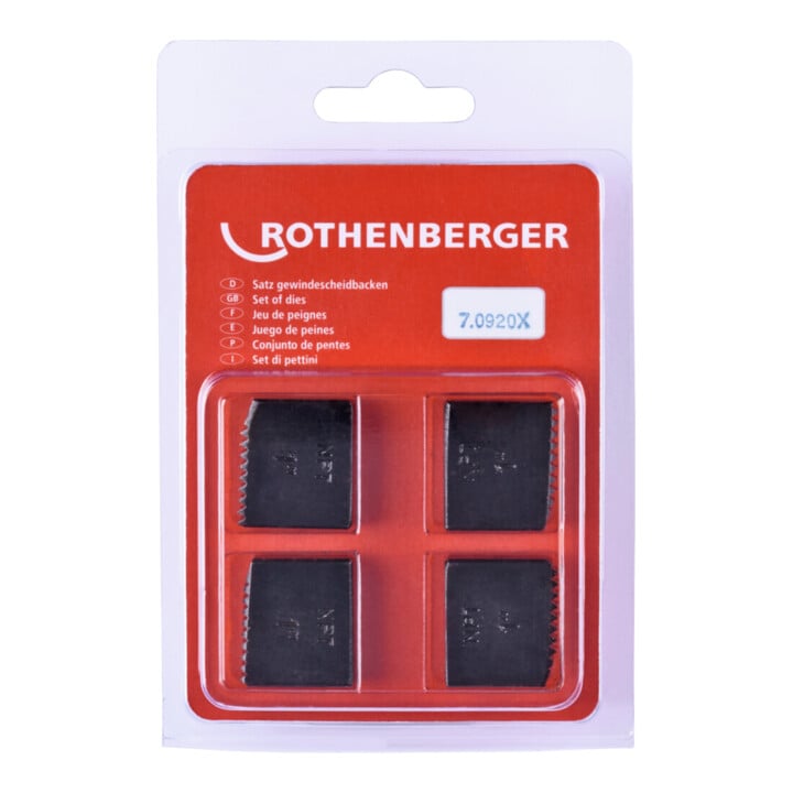 Rothenberger Mâchoires de coupe SC, NPT, 1", 4 pcs.