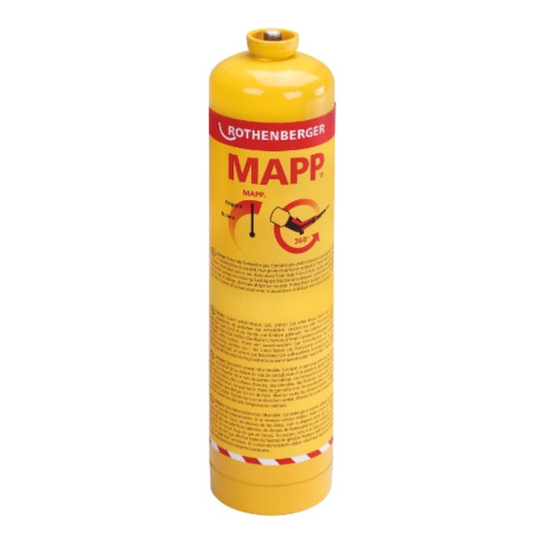 Rothenberger MAPP Gas, 7/16"-EU, Sprachversion C (CZ, PL, HU, BG, TR, RO)