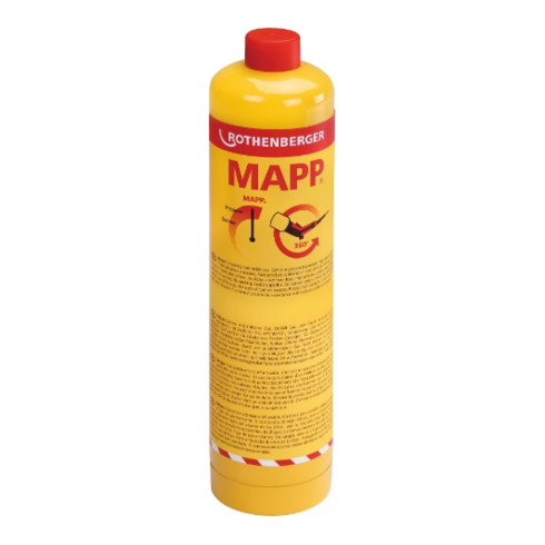 Rothenberger MAPP Gas, 7/16"-EU, Sprachversion C (CZ, PL, HU, BG, TR, RO)