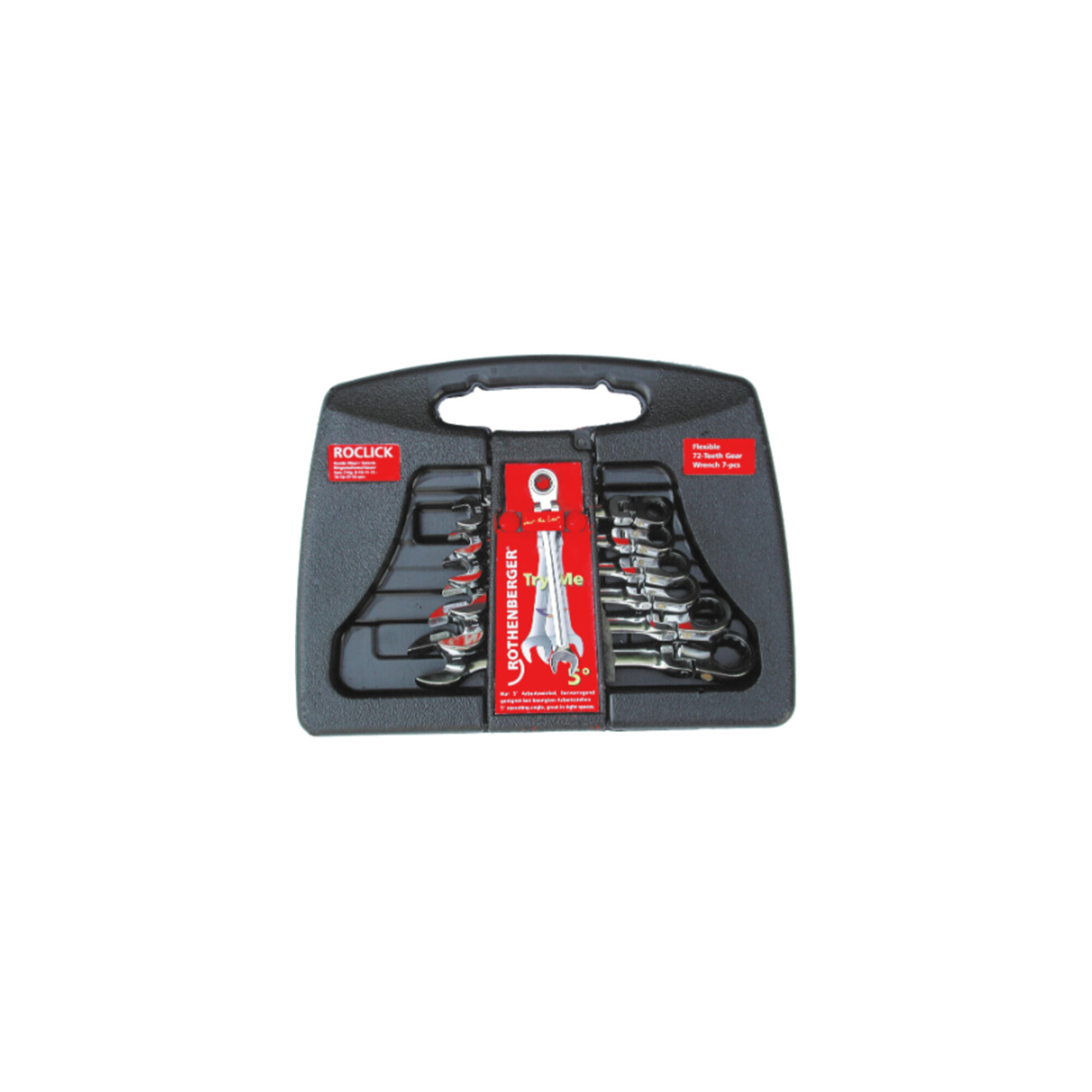 Rothenberger Maul/Gelenk-Ratschenschl.ROCLICKSet,7tlg