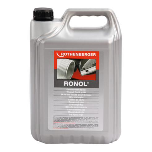 Rothenberger Mineralisches Gewindeschneid-Öl RONOL, Kanister 5 Liter