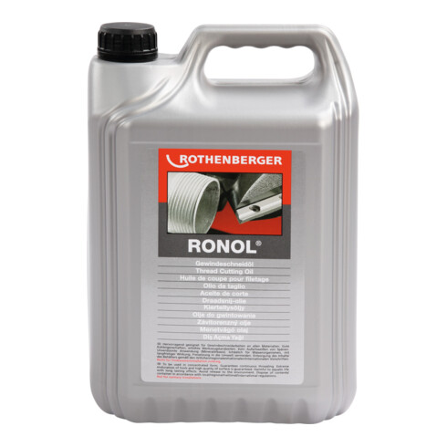Rothenberger Mineralisches Gewindeschneid-Öl RONOL, Kanister 5 Liter