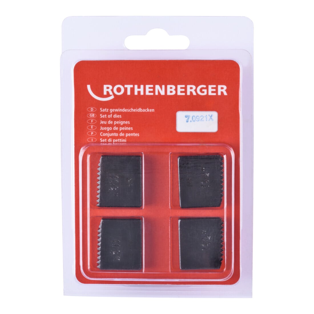 Rothenberger Morses de coupe SC, NPT, 1,1/4", 4 pcs.